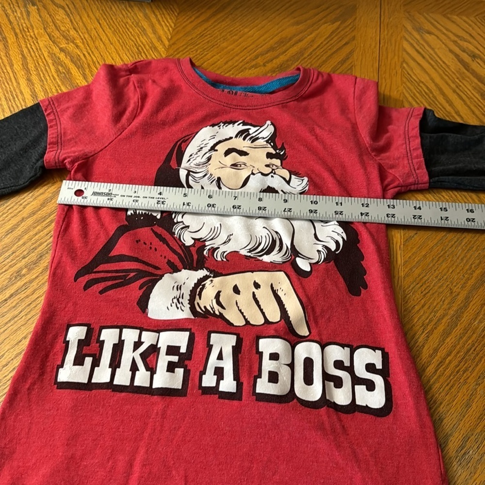LOL Vintage Santa long sleeve Like a boss shirt - Picture 6 of 6
